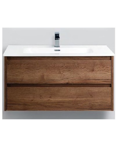 Тумба под раковину BelBagno Kraft 100 KRAFT-1000-2C-SO-RT подвесная Табачный дуб