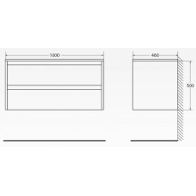 Тумба под раковину BelBagno Kraft 100 KRAFT-1000-2C-SO-RT подвесная Табачный дуб