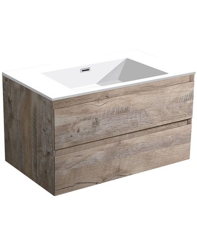 Тумба под раковину Vincea Luka VMC-1L800NW подвесная N.Wood