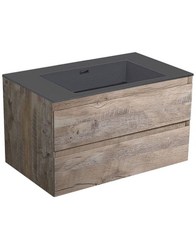 Тумба под раковину Vincea Luka VMC-1L800NW подвесная N.Wood