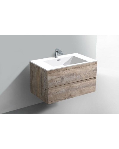 Тумба под раковину Vincea Luka VMC-1L800NW подвесная N.Wood