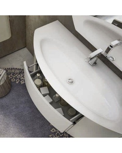 Тумба под раковину Cezares Eden 121 54417 подвесная Grigio natura