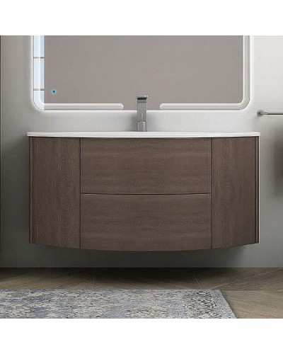 Тумба под раковину Cezares Eden 121 54408 подвесная Rovere Scuro Soft