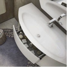 Тумба под раковину Cezares Eden 121 54418 подвесная Frassino Bianco