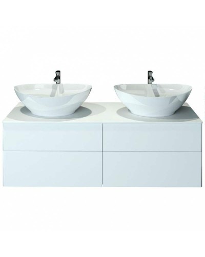 Тумба с раковиной Orange Otto 130 Ot-130TuSTONE+G56 Белая