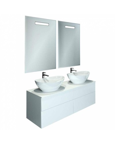 Тумба с раковиной Orange Otto 130 Ot-130TuSTONE+G56 Белая