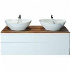 Тумба с раковиной Orange Otto 130 Ot-130TuWOOD+G56 Белая