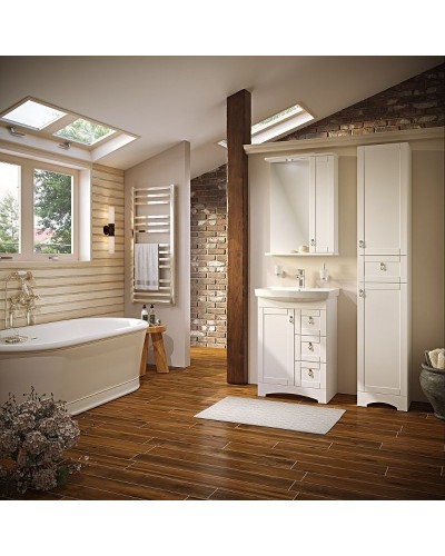 Тумба под раковину Runo Мерида 60 00-00000823 Белая