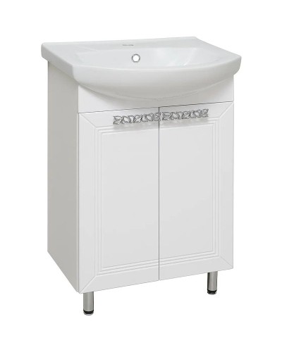Тумба под раковину Runo Монро 55 00-00000457 Белая