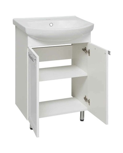 Тумба под раковину Runo Монро 55 00-00000457 Белая