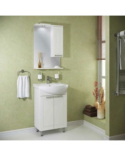 Тумба под раковину Runo Монро 55 00-00000457 Белая