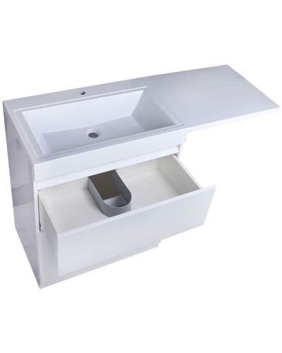 Тумба под раковину Style Line Даллас 140 Люкс Plus СС-00002273 Белая