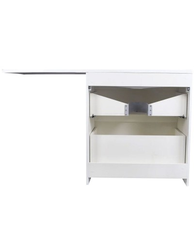 Тумба под раковину Style Line Даллас 140 Люкс Plus СС-00002273 Белая