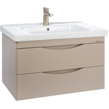 Тумба под раковину Bellezza Санриса 65 4630110270459 подвесная Капучино