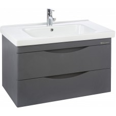 Тумба под раковину Bellezza Санриса 65 4630110270367 подвесная Серебро