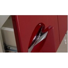 Тумба под раковину Bellezza Лагуна 105 4632118000038 Красная