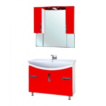Тумба под раковину Bellezza Лагуна 105 4632118000038 Красная