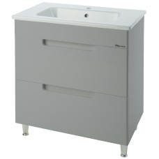 Тумба под раковину Bellezza Сириус 100 4630217660368 Серебро