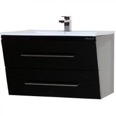 Тумба под раковину Bellezza Берта 100 4635217510040 подвесная Черная