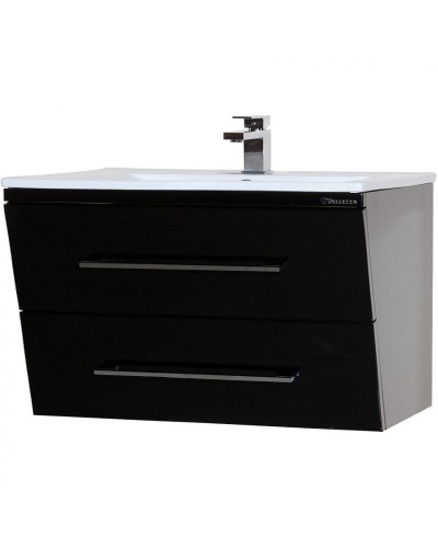 Тумба под раковину Bellezza Берта 100 4635217510040 подвесная Черная