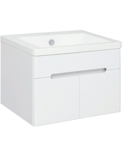 Тумба под раковину Runo Парма 60 00-00001037 подвесная Белая