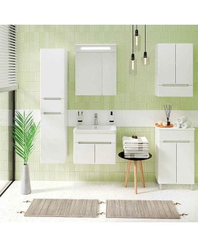 Тумба под раковину Runo Парма 60 00-00001037 подвесная Белая