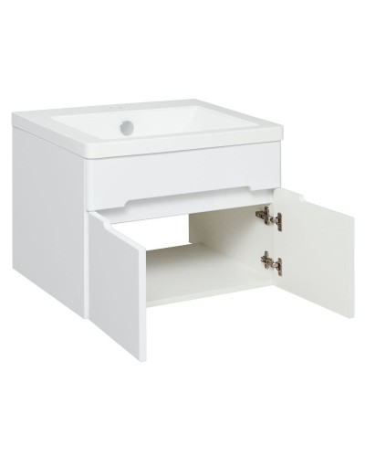 Тумба под раковину Runo Парма 60 00-00001037 подвесная Белая