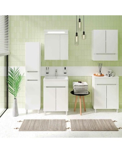 Тумба под раковину Runo Парма 60 00-00001038 Белая