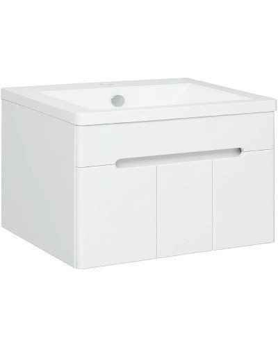 Тумба под раковину Runo Парма 75 00-00001039 подвесная Белая