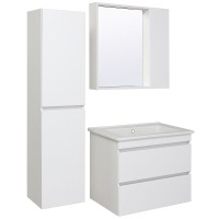 Тумба под раковину Runo Манхэттен 75 00-00001047 Белая