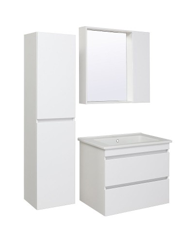 Тумба под раковину Runo Манхэттен 75 00-00001047 Белая