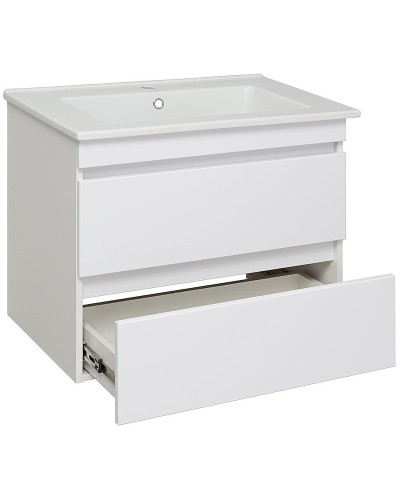 Тумба под раковину Runo Манхэттен 75 00-00001047 Белая