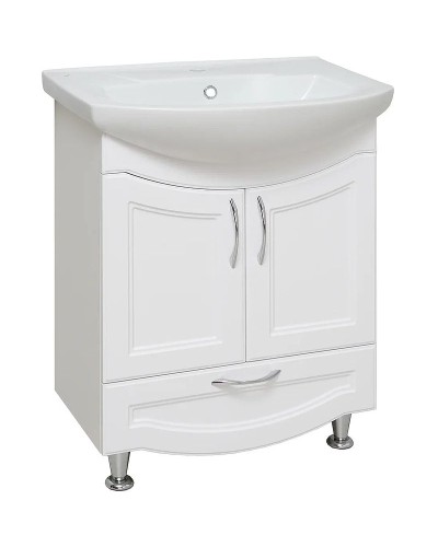 Тумба под раковину Runo Неаполь 65 00-00001033 Белая