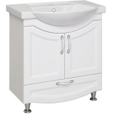 Тумба под раковину Runo Неаполь 75 00-00001034 Белая