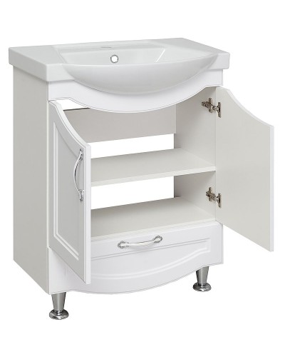 Тумба под раковину Runo Неаполь 75 00-00001034 Белая