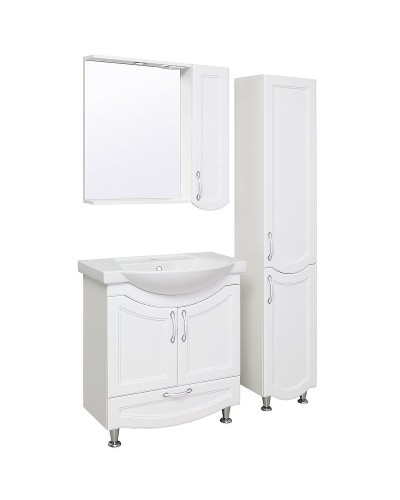 Тумба под раковину Runo Неаполь 75 00-00001034 Белая