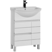 Тумба под раковину Aquanet Доминика 60 171684 Белая