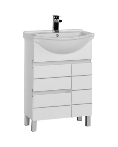 Тумба под раковину Aquanet Доминика 60 171684 Белая