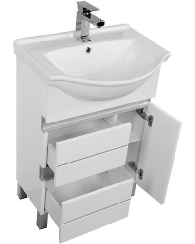 Тумба под раковину Aquanet Доминика 60 171684 Белая