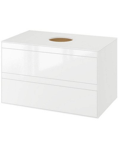 Тумба под раковину Excellent Finli 80 MLEX.1102.800.WHWH подвесная Белый глянец