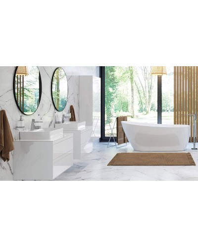 Тумба под раковину Excellent Finli 80 MLEX.1102.800.WHWH подвесная Белый глянец