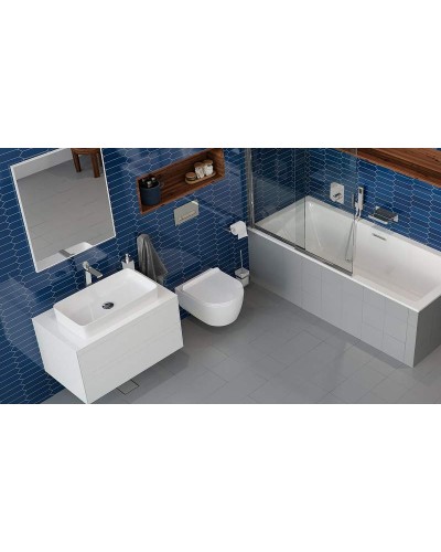 Тумба под раковину Excellent Finli 80 MLEX.1102.800.WHWH подвесная Белый глянец