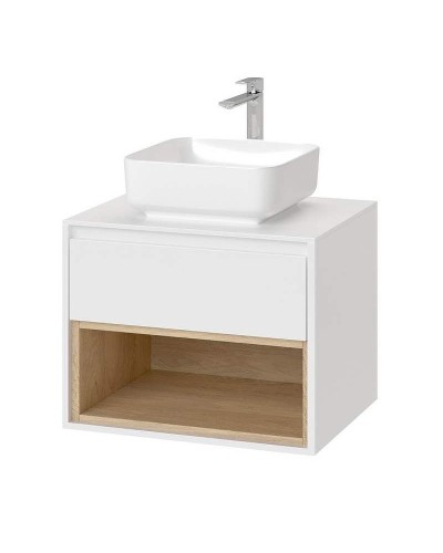 Тумба под раковину Excellent Tuto 60 MLEX.0102.600.WHBL подвесная Белый Дуб
