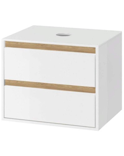 Тумба под раковину Excellent Tuto 60 MLEX.0104.600.WHBL подвесная Белый Дуб