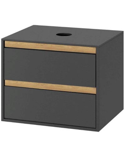 Тумба под раковину Excellent Tuto 60 MLEX.0104.600.GRBL подвесная Серый Дуб