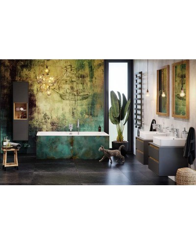 Тумба под раковину Excellent Tuto 60 MLEX.0104.600.GRBL подвесная Серый Дуб