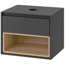 Тумба под раковину Excellent Tuto 60 MLEX.0102.600.GRBL подвесная Серый Дуб