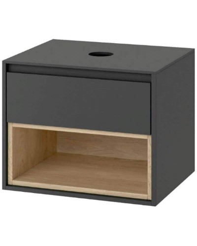 Тумба под раковину Excellent Tuto 60 MLEX.0102.600.GRBL подвесная Серый Дуб