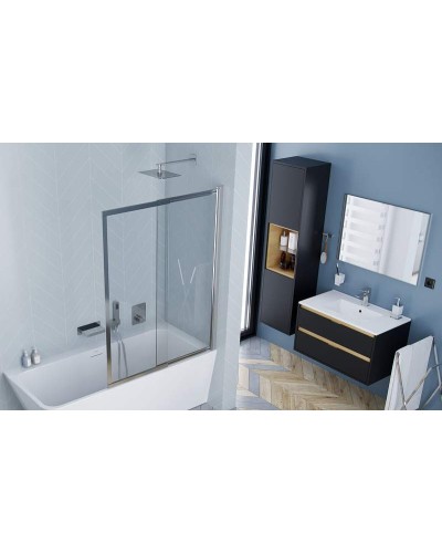 Тумба под раковину Excellent Tuto 60 MLEX.0103.600.BKBL подвесная Черный матовый Дуб