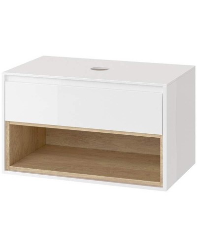 Тумба под раковину Excellent Tuto 80 MLEX.0102.800.WHBL подвесная Белый Дуб